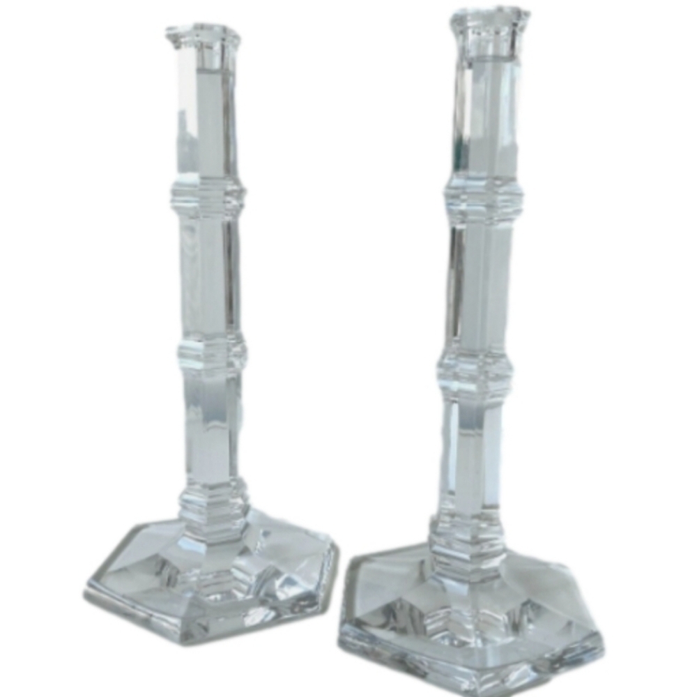 Vintage Tiffany "Windham" Crystal Candlesticks